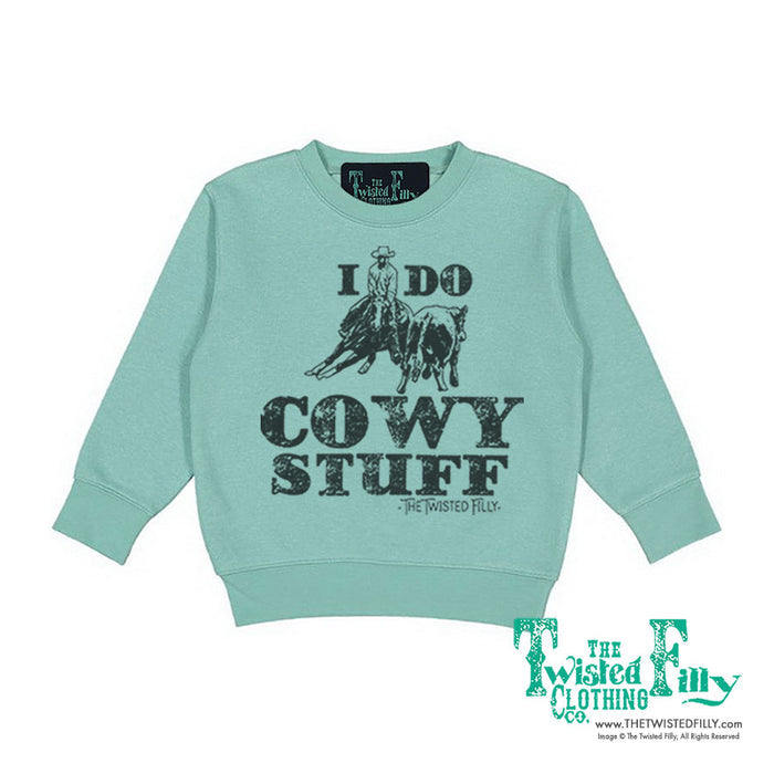 I Do Cowy Stuff - Toddler Sweatshirt - Assorted Colors