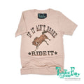 If It Ain't Broke Ride It - S/S Adult Tee - Dusty Rose