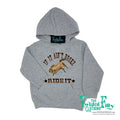 If It Aint Broke Ride It - Youth Hoodie - Athletic Gray