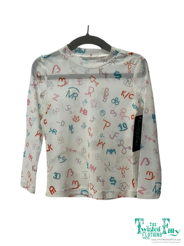 Ivory Brand - Toddler LS Mesh Top