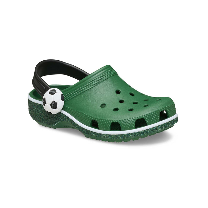 Kids Classic Soccer Clog in Turf Green