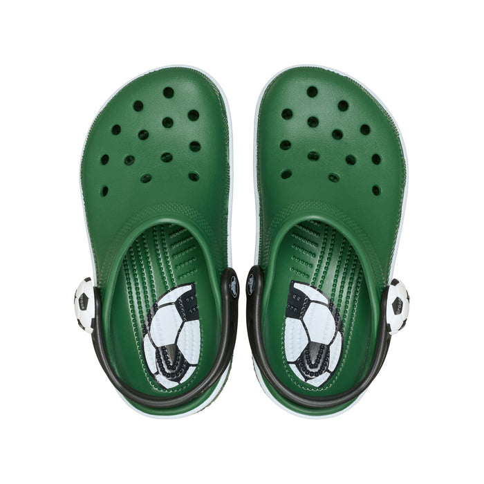 Kids Classic Soccer Clog in Turf Green