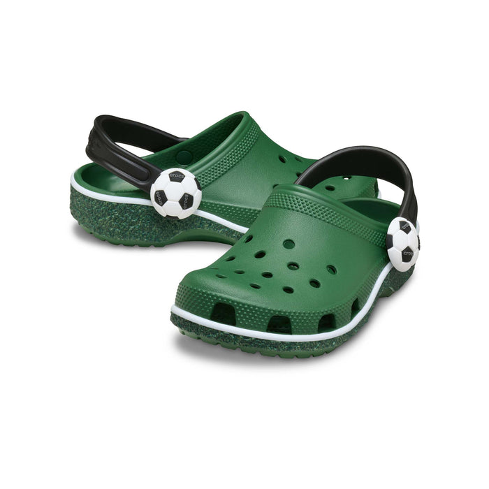 Kids Classic Soccer Clog in Turf Green
