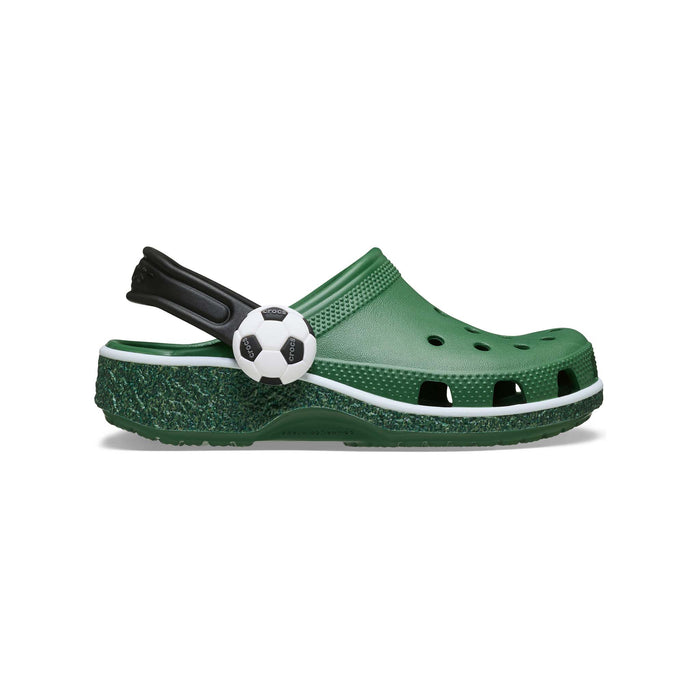 Kids Classic Soccer Clog in Turf Green