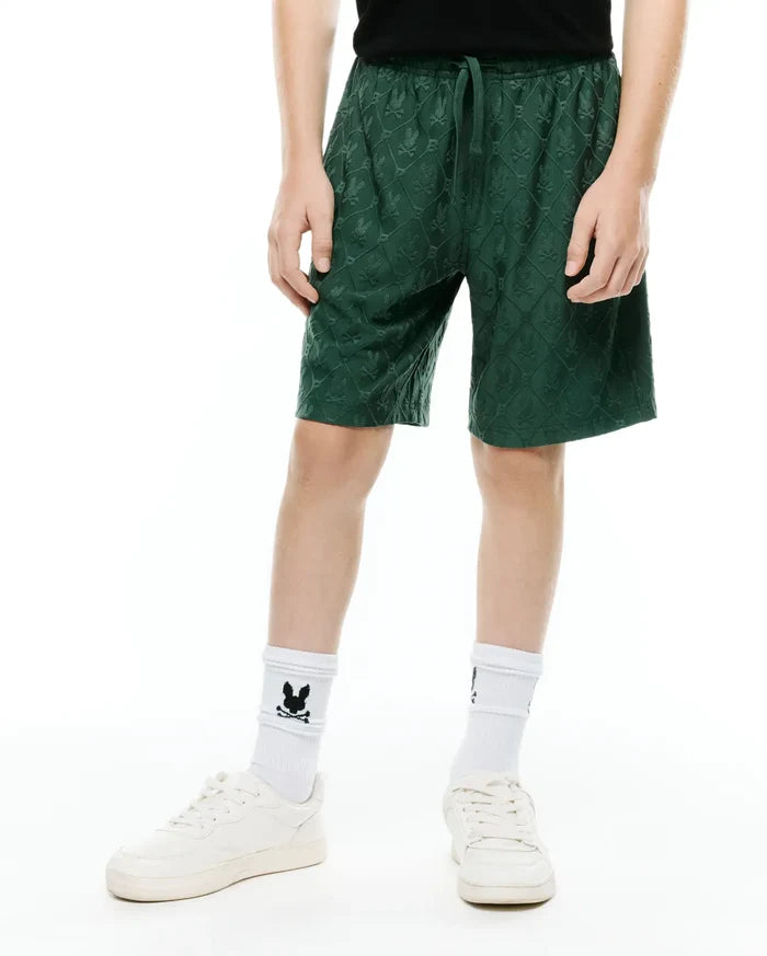 KIDS GARRY JACQUARD SWEATSHORTS - KB0900041