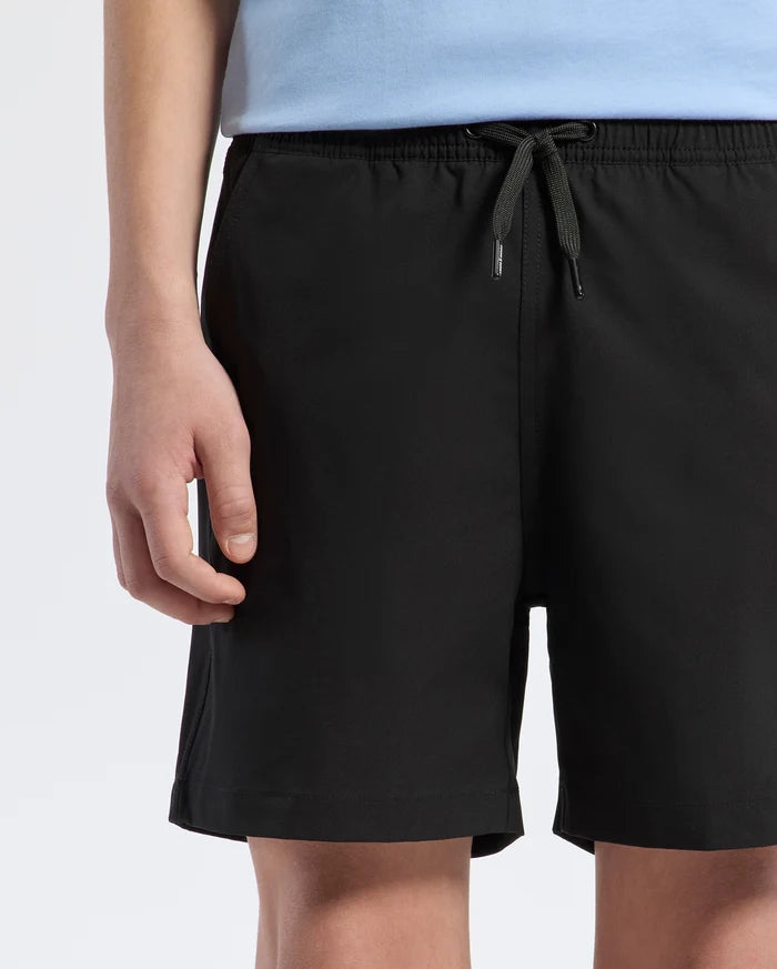 Teen | Black swim shorts with hydrochromic technology