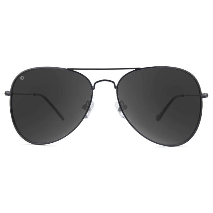 Knockaround® Mile High Sunglasses in Black and Smoke