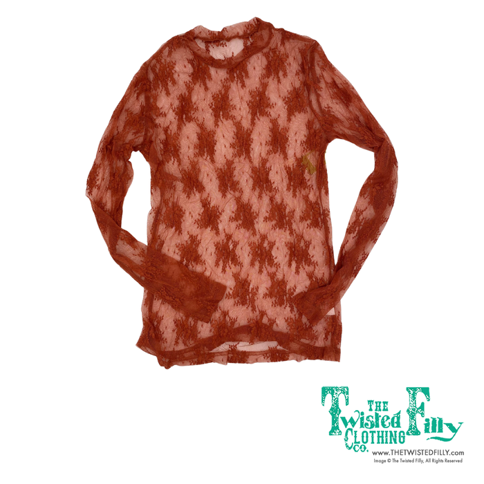 Lace LS Top - Youth - Assorted Colors