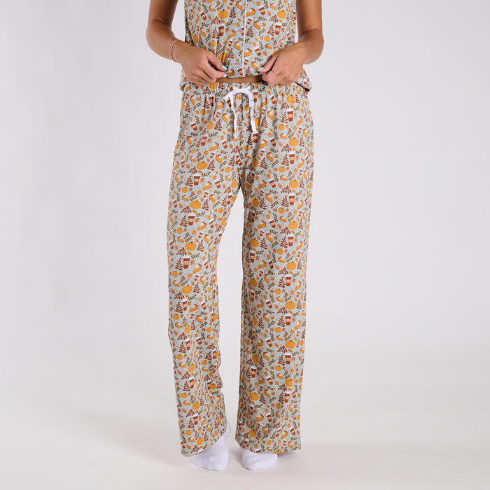 Leaves and Lattes Pajama Pants