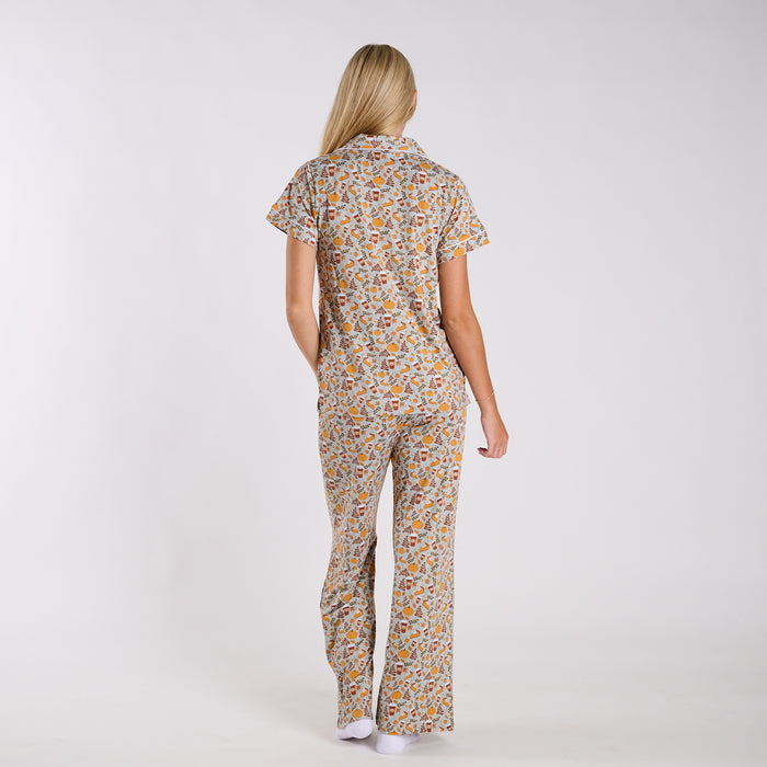 Leaves and Lattes Pajama Pants