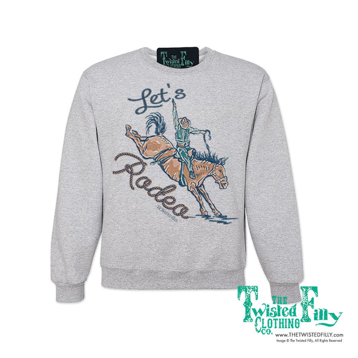 Let's Rodeo - Adult Unisex Sweatshirt - Assorted Colors