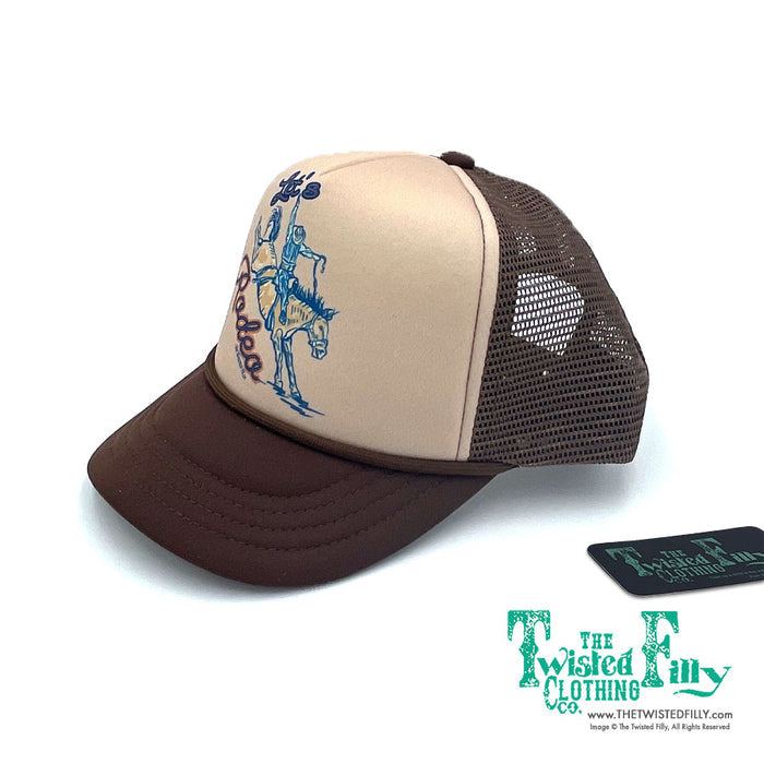 Let's Rodeo - Infant/Toddler Snapback Hat - Brown/Tan