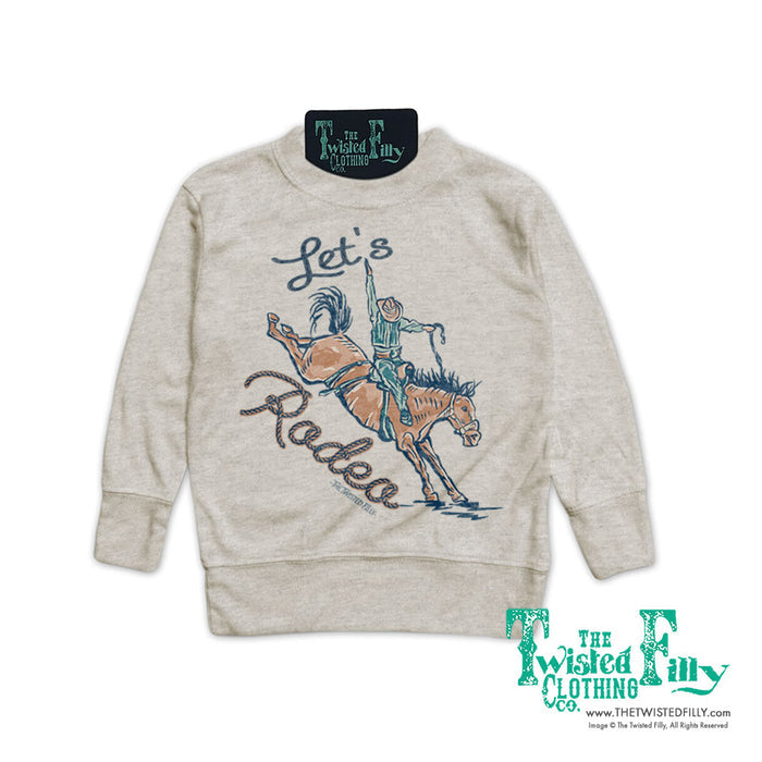 Let's Rodeo - Toddler Pullover - Oatmeal