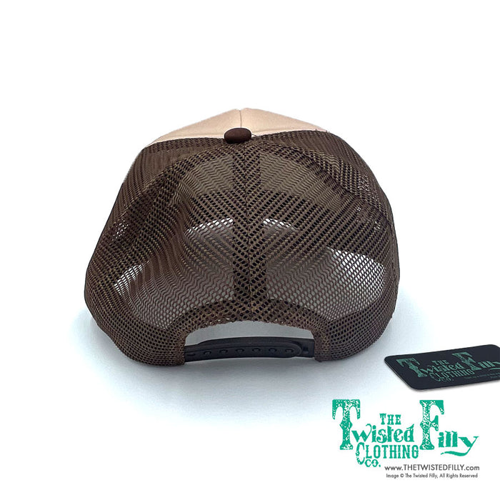 Let's Rodeo - Youth Snapback Hat - Brown/Tan