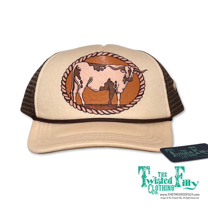 Longhorn Rope Youth Foam Trucker Hat