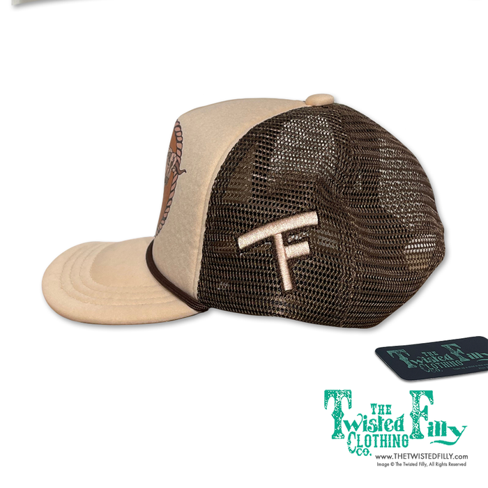 Longhorn Rope Youth Foam Trucker Hat