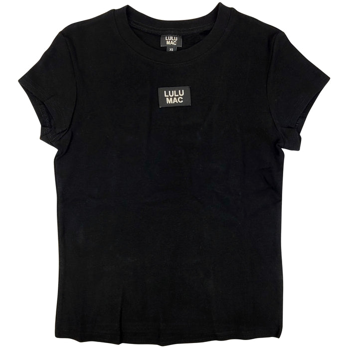 Lulu Mac Baby Tee in Black