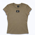 Lulu Mac Baby Tee in Dark Olive