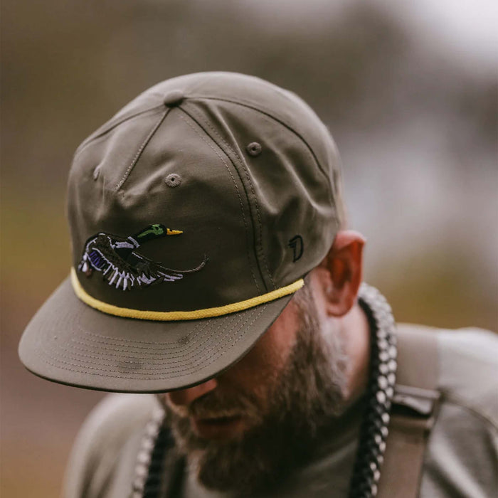 Mallard Rope Hat in Military Green