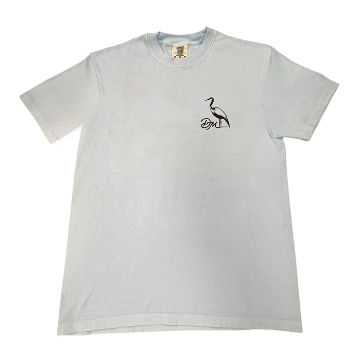 Marshall On Da River Short Sleeve T-Shirt in Chambray