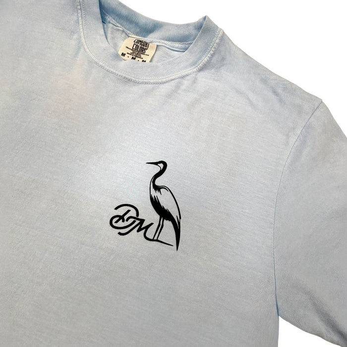Marshall On Da River Short Sleeve T-Shirt in Chambray