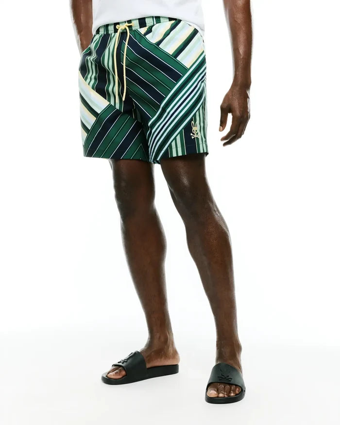MEN'S DREW PRINT SWIM TRUNKS - MB1000101