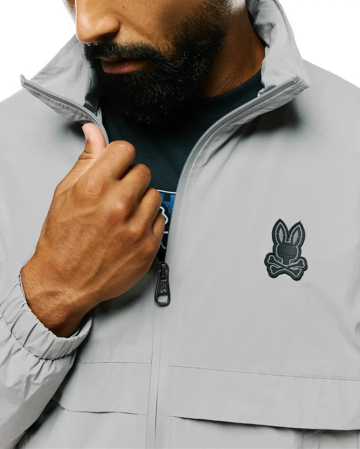MENS JAVIER NYLON WINDBREAKER JACKET - MO1100087