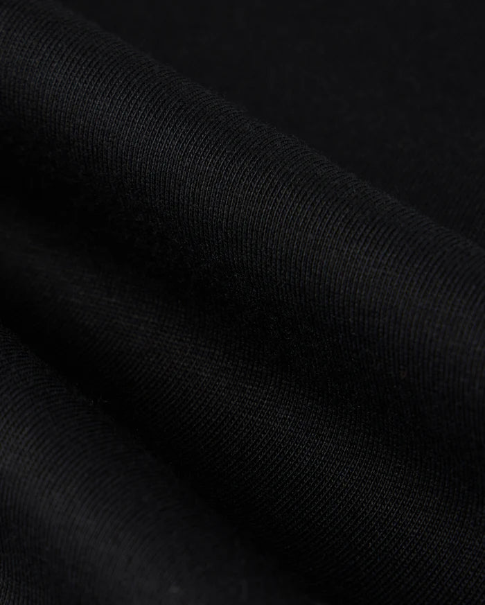 Fabric detail of the mens pima cotton las vegas city tee