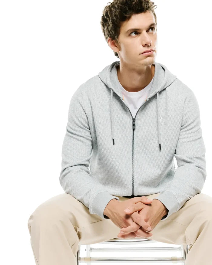 MENS MARC TEXTURED FULL ZIP HOODIE - MT0500199