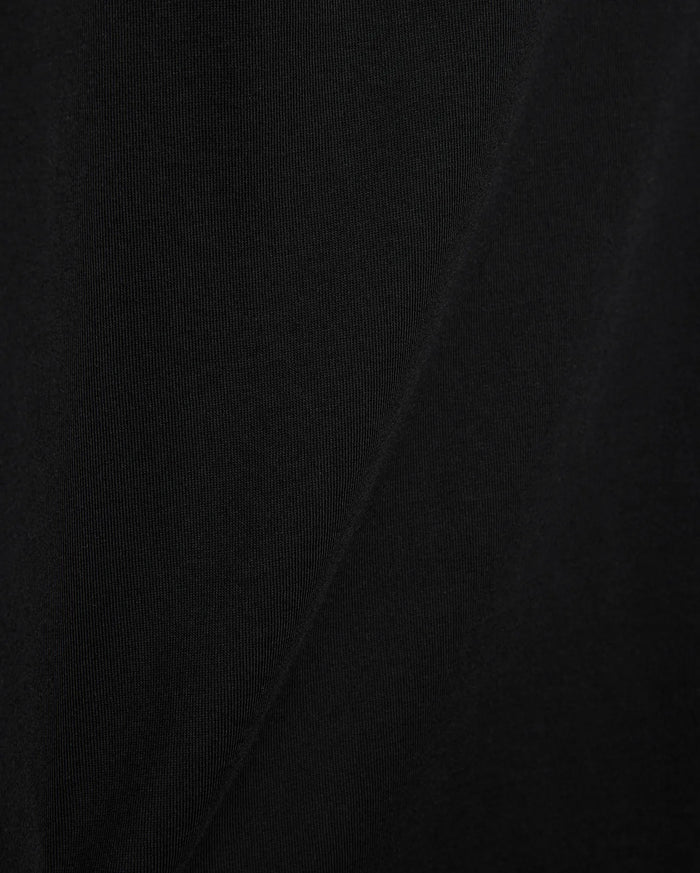 Black Mens Piers Back Graphic Tee, crafted from soft, finely ribbed jersey fabric with subtle vertical texture. This premium Psycho Bunny t-shirt features a bold back graphic.