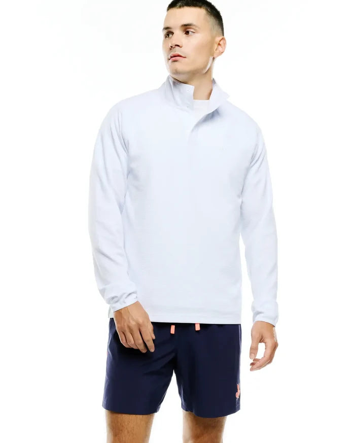 MEN'S TOMAS WAFFLE MOCK NECK FLEECE - MT0500321