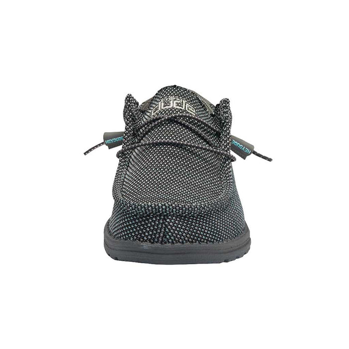 Hey Dude Men's Wally Sox in Asphalt Grey/Black