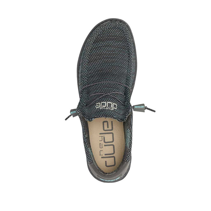 Hey Dude Men's Wally Sox in Asphalt Grey/Black
