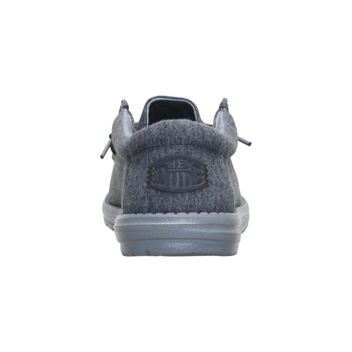 Hey dude Men's Wally Stretch Jersey Shoes in Charcoal