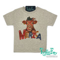 Merica Cow - S/S Toddler Tee - Oatmeal