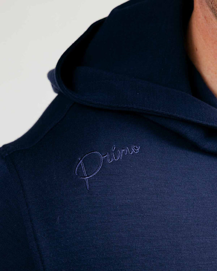 Navy CoreSoft Hooded Tee