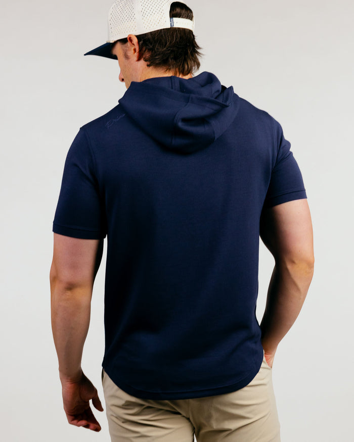 Navy CoreSoft Hooded Tee