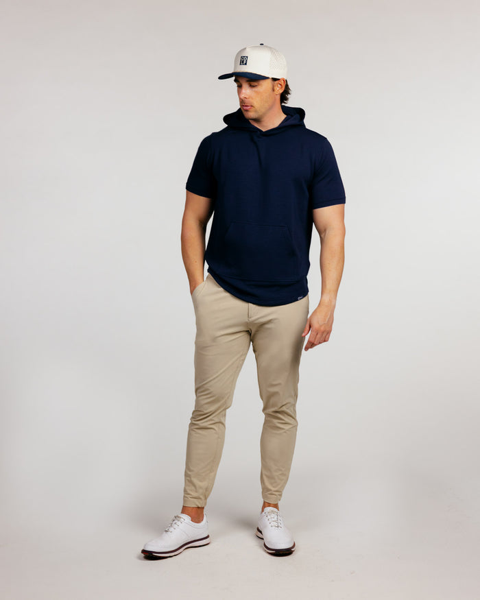 Navy CoreSoft Hooded Tee