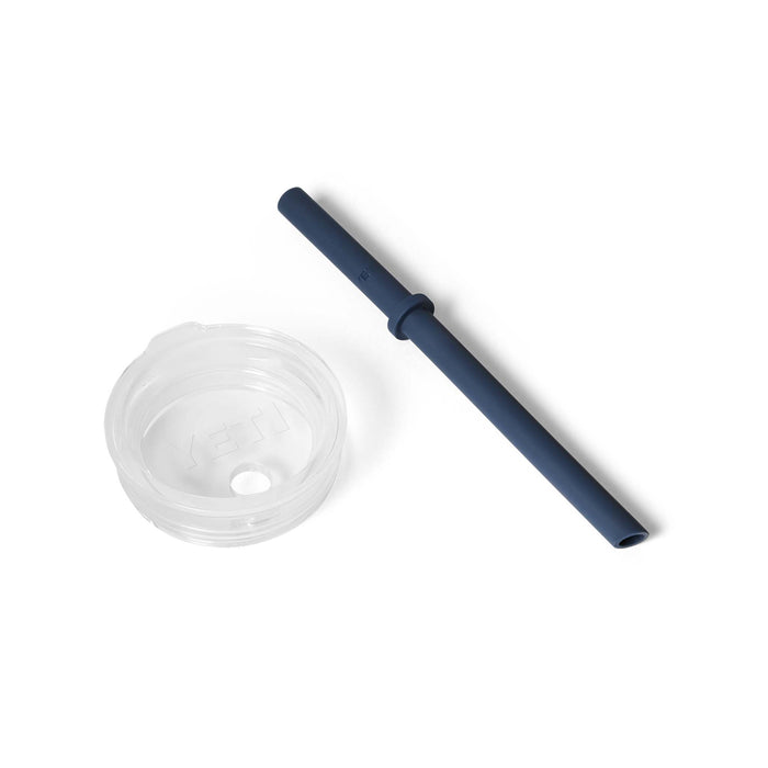 Yeti Navy Rambler 10oz Tumbler with Silicone Straw