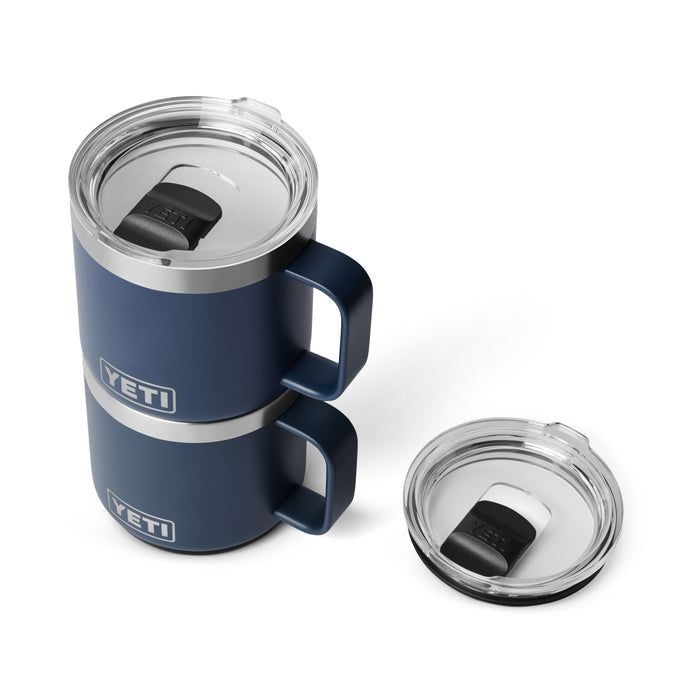 Navy Rambler 14oz Stackable Mug