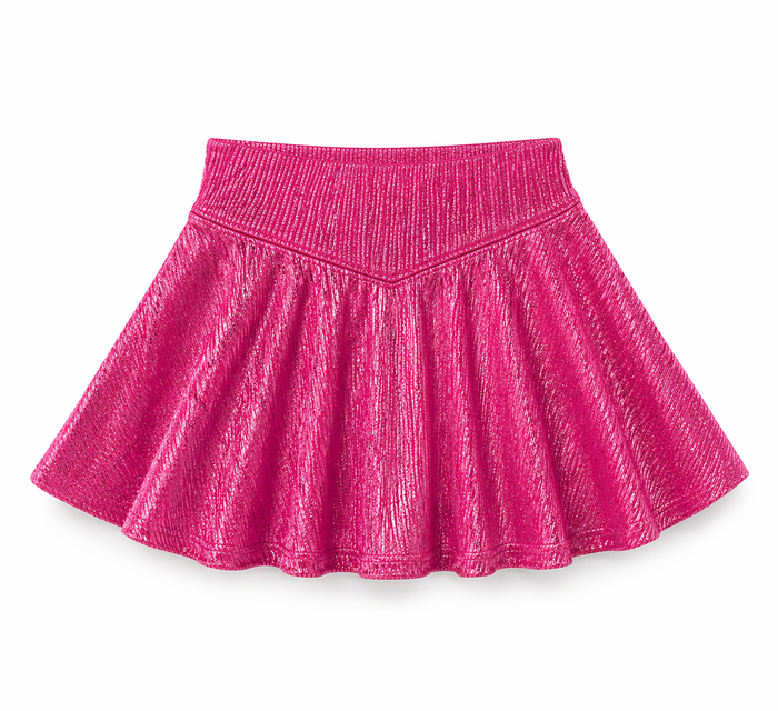 Shimmer pink skort