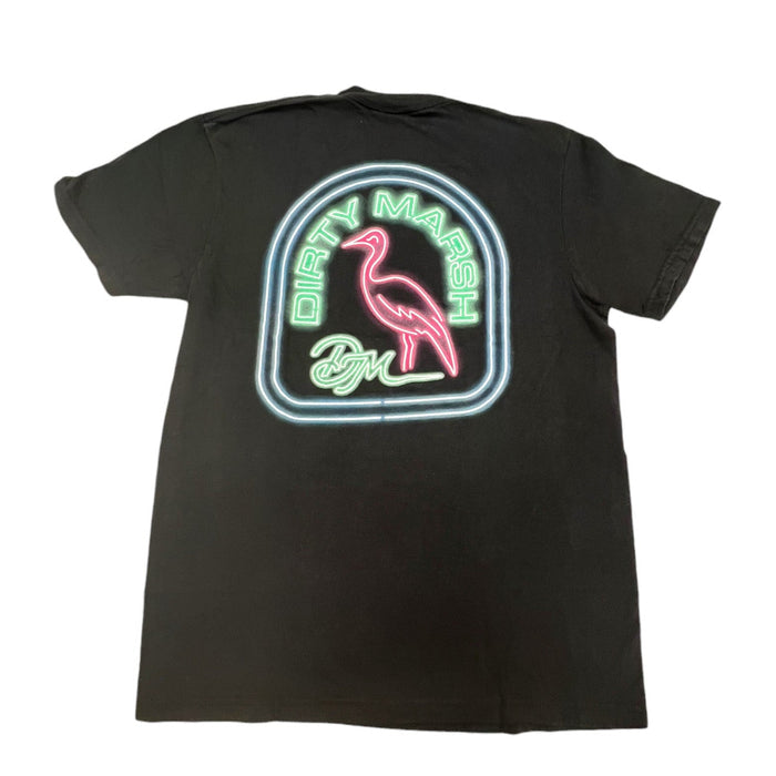 Neon Tombstone Short Sleeve T-Shirt in Black