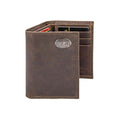 Ole Miss Rebels Concho Leather Trifold Wallet