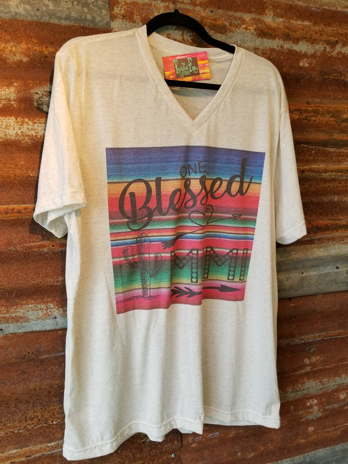 One Blessed Mimi - S/S Adult Crew Neck Tee - Oatmeal