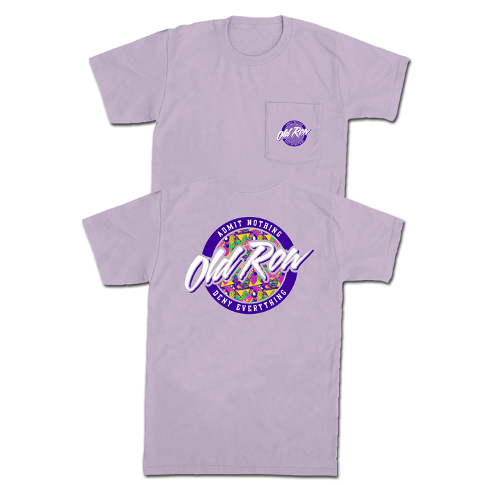 Party Toucan Circle Logo Short Sleeve T-Shirt in Orchid