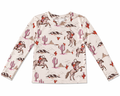 Pink Cactus Cowgirl - Youth LS Mesh Top