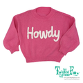 Pink Howdy Upper Case - Infant Sweater