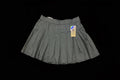 Pleated denim