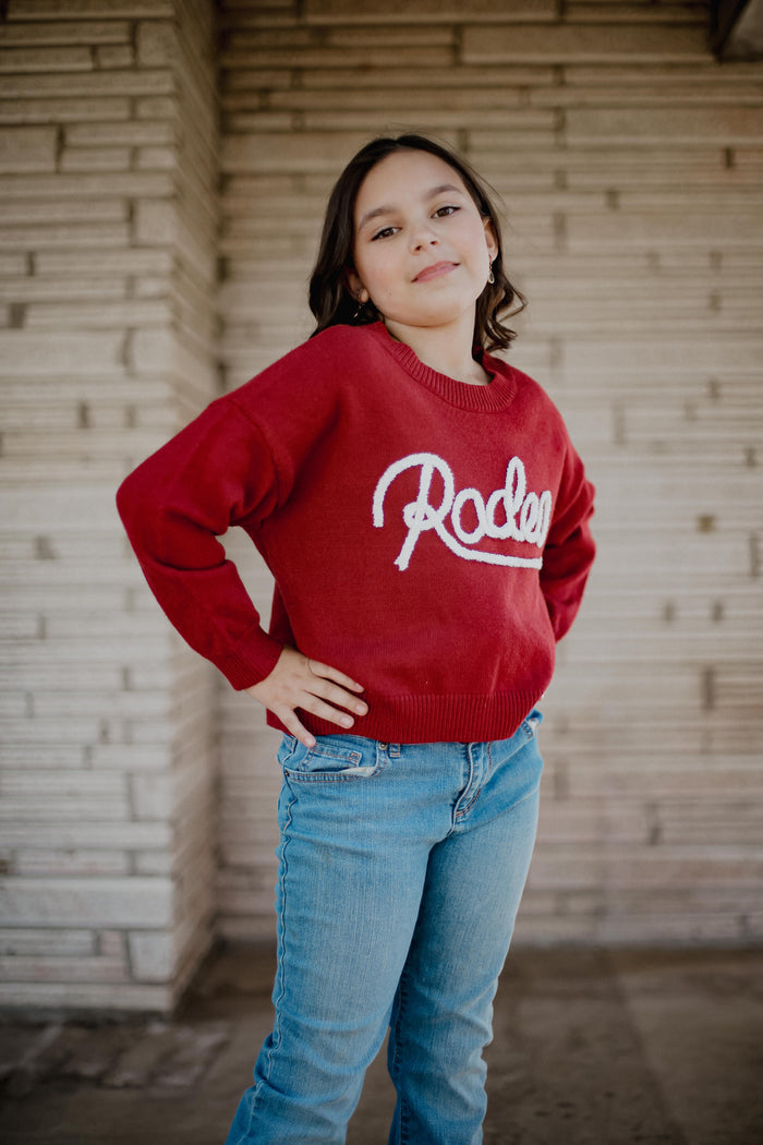 Red Rodeo - Youth Sweater
