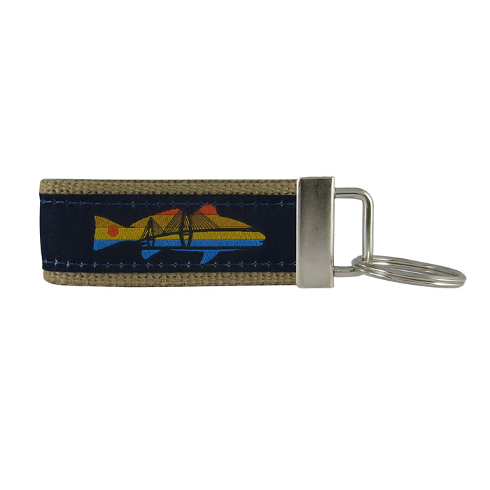 Redfish with Bridge Key Fob